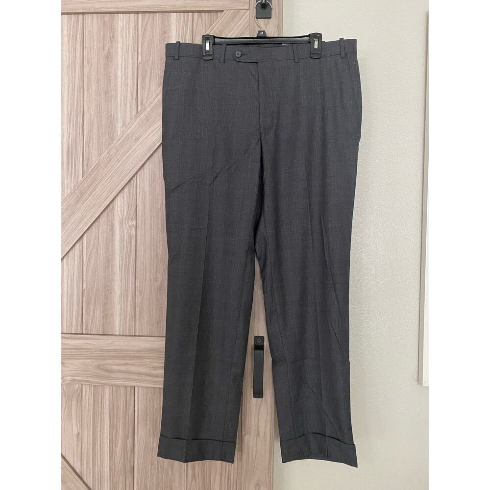 NWOT Peter Millar grey with blue stripe dress pants
